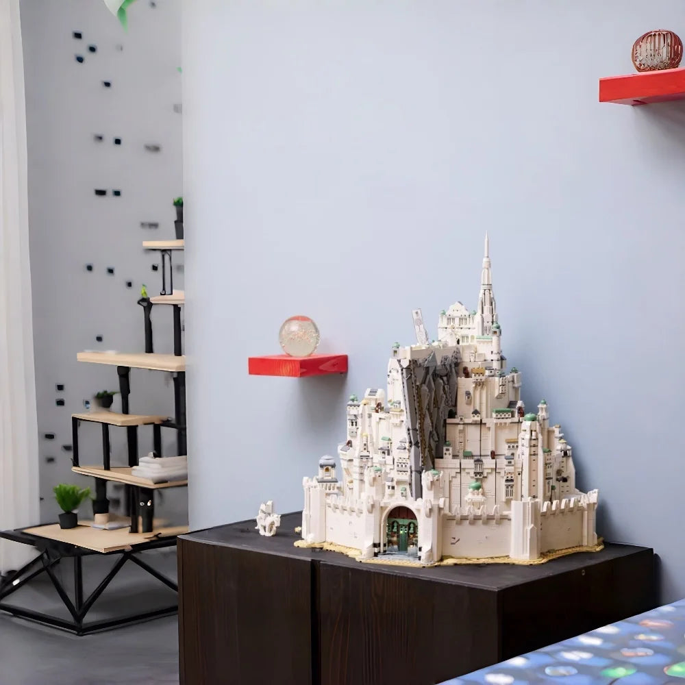 Educational 2026 Assembly 8278pcs DIY Bricks Building Blocks Suitable The City Capital Minas Tirith Model Gifts for Adults Toys