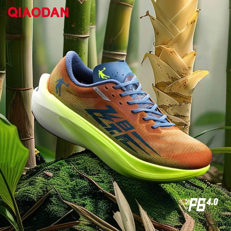 QIAODAN Feiying PB4.0 Full Palm Carbon Plate Running Shoes Men's 2026 Shock Breathable Marathon Sports Sneakers BM23240299