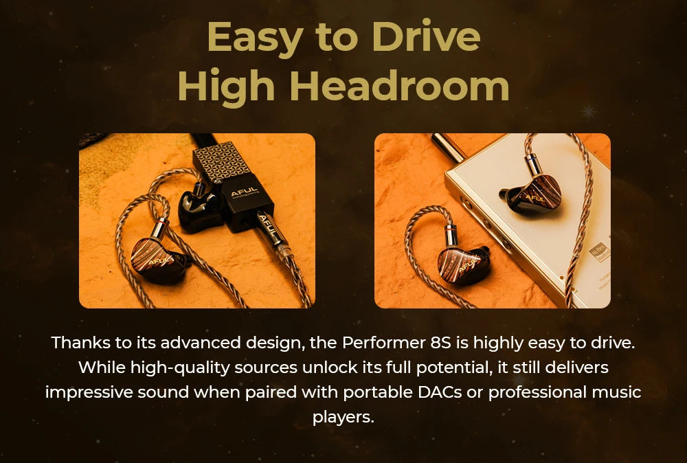 AFUL Performer 8S Hi-Fi IEM | 1DD+6BA+1PR+1 Planar