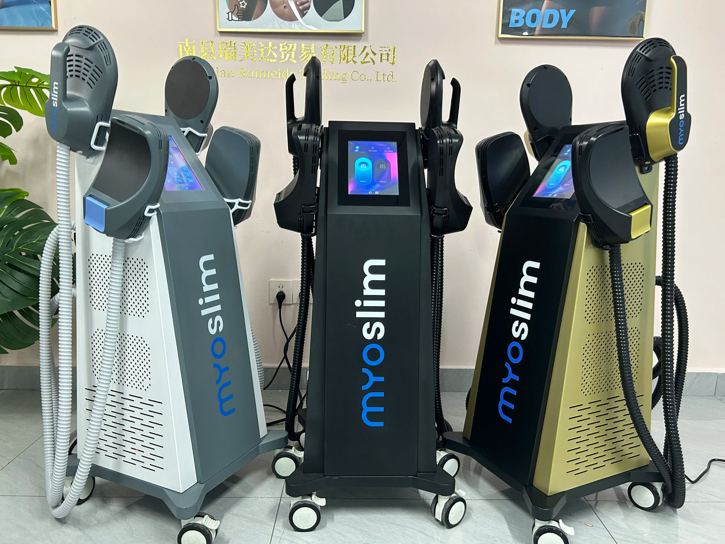 EMS RF Machine Professional Body Sculpt 6500W 200hz EMS Muscle Stimulator Slimming Machine