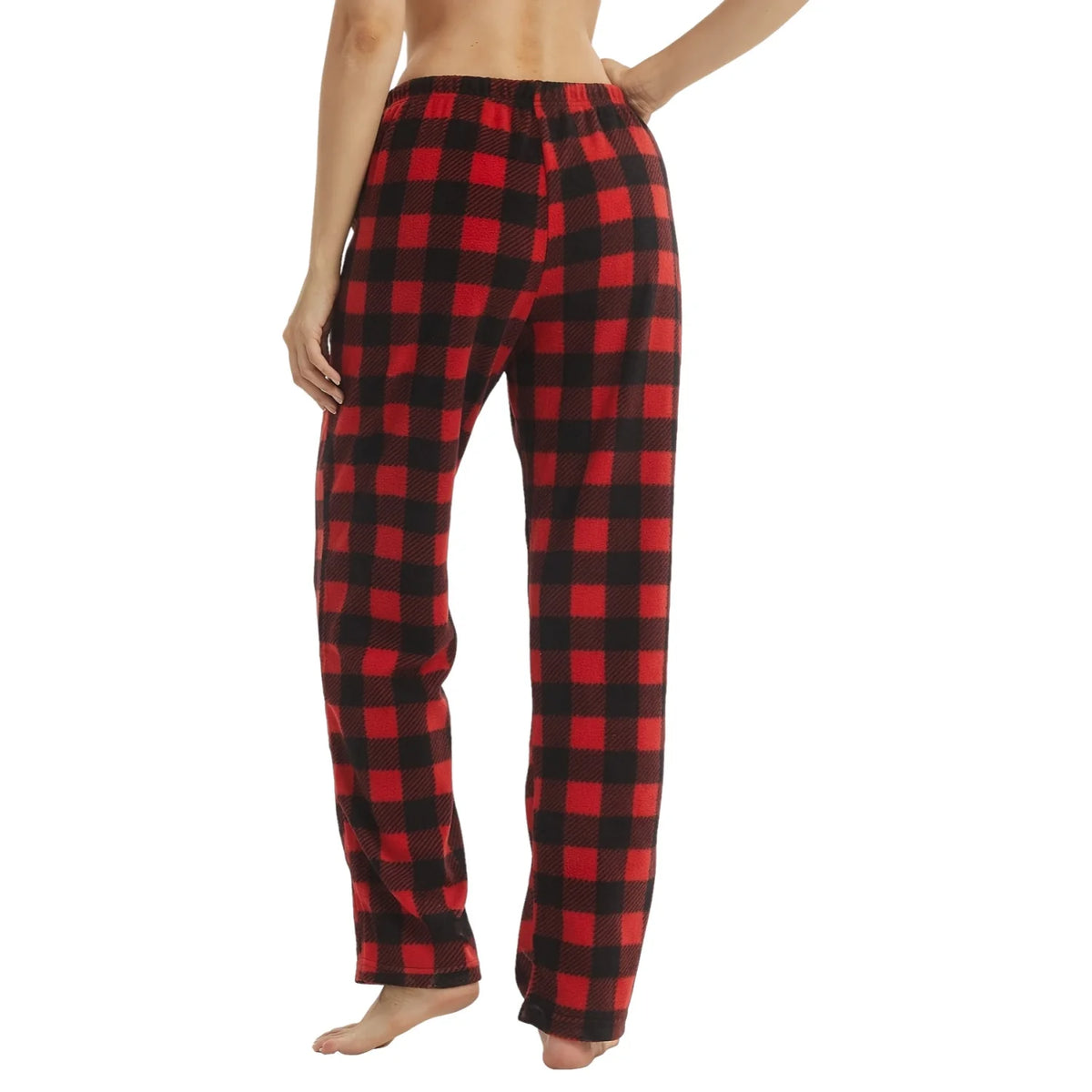 Women's Plaid Fleece Pajama Pants