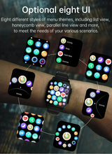 LAXASFIT Smart Watch Bluetooth Talk Smartwatch Message Alert Heart Rate Monitor Sports Watch for Android IOS Men Women
