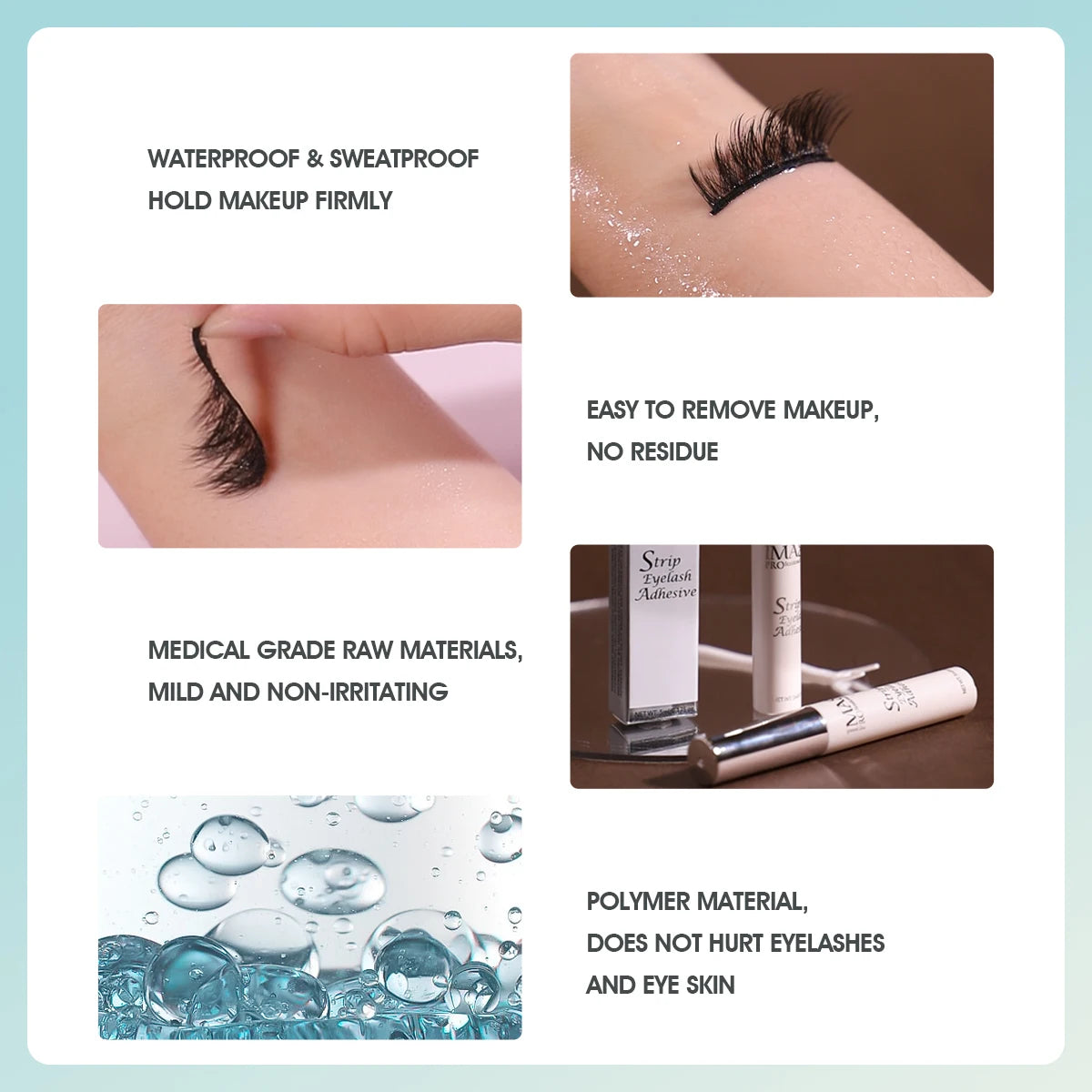 5ml Professional Eyelash Extension Glue – Fast Dry, Waterproof & Clear