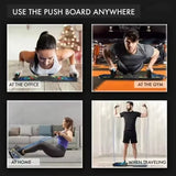 Portable Push-Up Board Set with Handles – Full Body Trainer