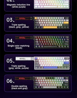 AULA WIN60 WIN68 HE Magnetic Keyboards Esports Rapid Trigger 8K Return RGB Hotswap Wired Gaming Mechanical Keyboard for Pc Gamer