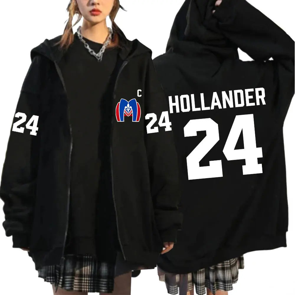 Ilya Rozanov 81 Boston Raiders Fleece Zip Hoodie