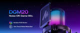 MAONO DGM20S USB Gaming Microphone with RGB & Boom Arm