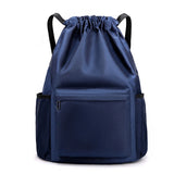 Sports Drawstring Backpack String Bag Sackpack With Large Capacity Gym Swim Beach For Women And Men To Hold Daily