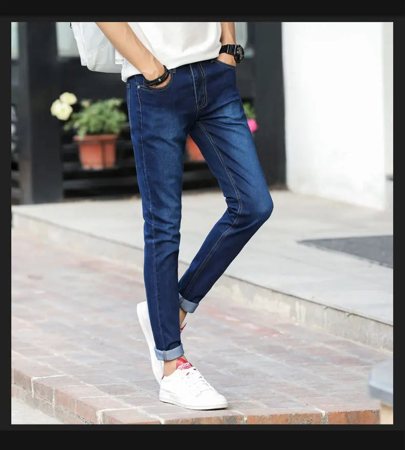 Men's Slim Fit Skinny Stretch Denim Jeans