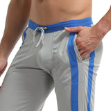 Men's Nylon Jogger Pants with Elastic Waist