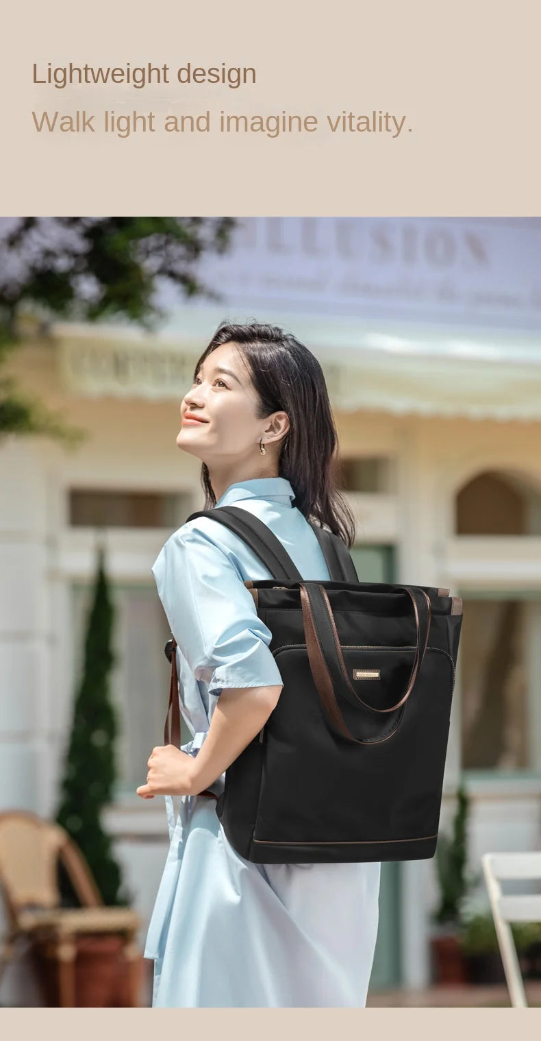 GOLF Backpack for Women Convertible Shoulder Bag Ladies Aesthetic School Backpack with 15.6" Laptop Compartments Secret Pocket