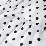 Fashion Polka Dot Mini Dress For Women Elegant Bow Tie Neck Short Sleeve Waist Slim Dress Lady 2026 Spring Summer Chic Vestidos