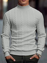 Men's Turtleneck Knit Sweater
