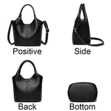 Brand High Quality Soft Leather Large Capacity Top-handle Bags Female Handbags Women Shoulder Crossbody Totes Messanger Bag Sac