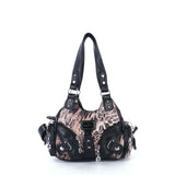 Angelkiss Women Handbags Rose Soft Tote Bag Small Top-handle Purse Fashion Satchel Multi-Pockets Shoulder Bag Hobos Phone Pack