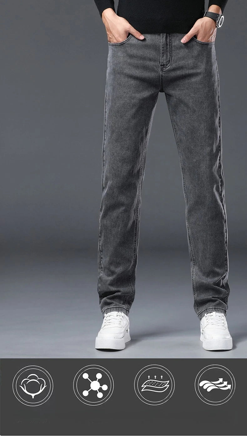 Men's Stretch Straight-Leg Jeans