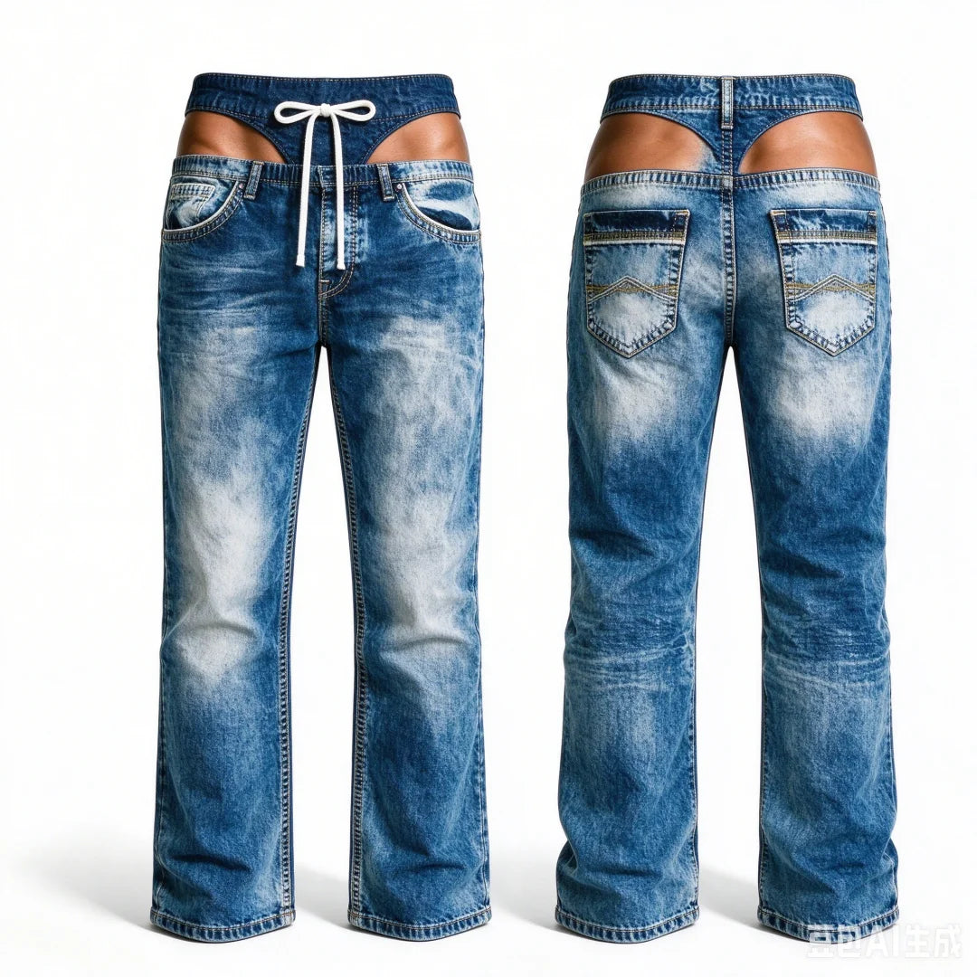 Men’s Classic Straight-Leg Stretch Jeans