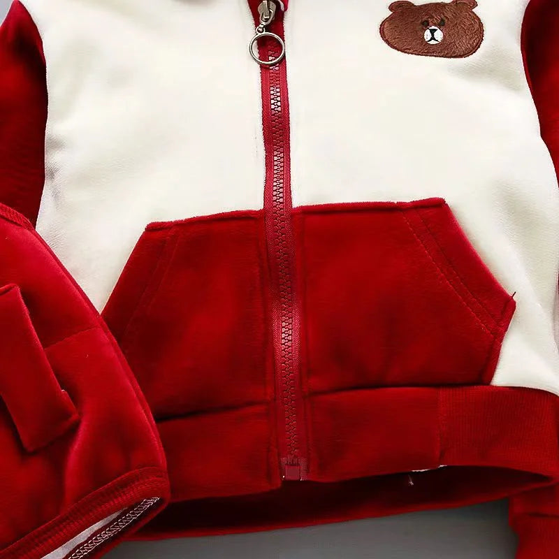 Children’s 3-Piece Padded Cartoon Outfit