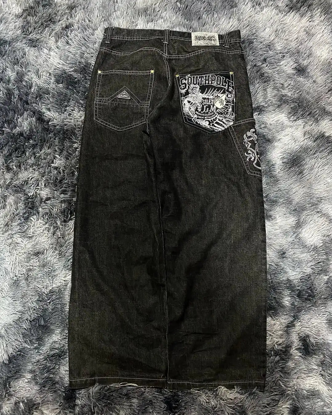 Dragon Print Y2K Baggy Jeans