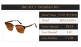 2025 Classic Polarized Sunglasses Men Women Retro Half Frame UV400 Glasses Male Popular Anti-glare Travel Driving Eyewear