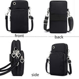 New Mobile Phone Bag Funny Anime Dog Print Shoulder Messenger Bag Women Men Coin Purse Handbag Animal Lover Small Crossbody Bag