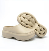 Women's Slippers Minimalist Non Slip Platform 5CM Thick Chef Shoes Men Indoor Outdoor Beach Garden Fashion Couple Sandals