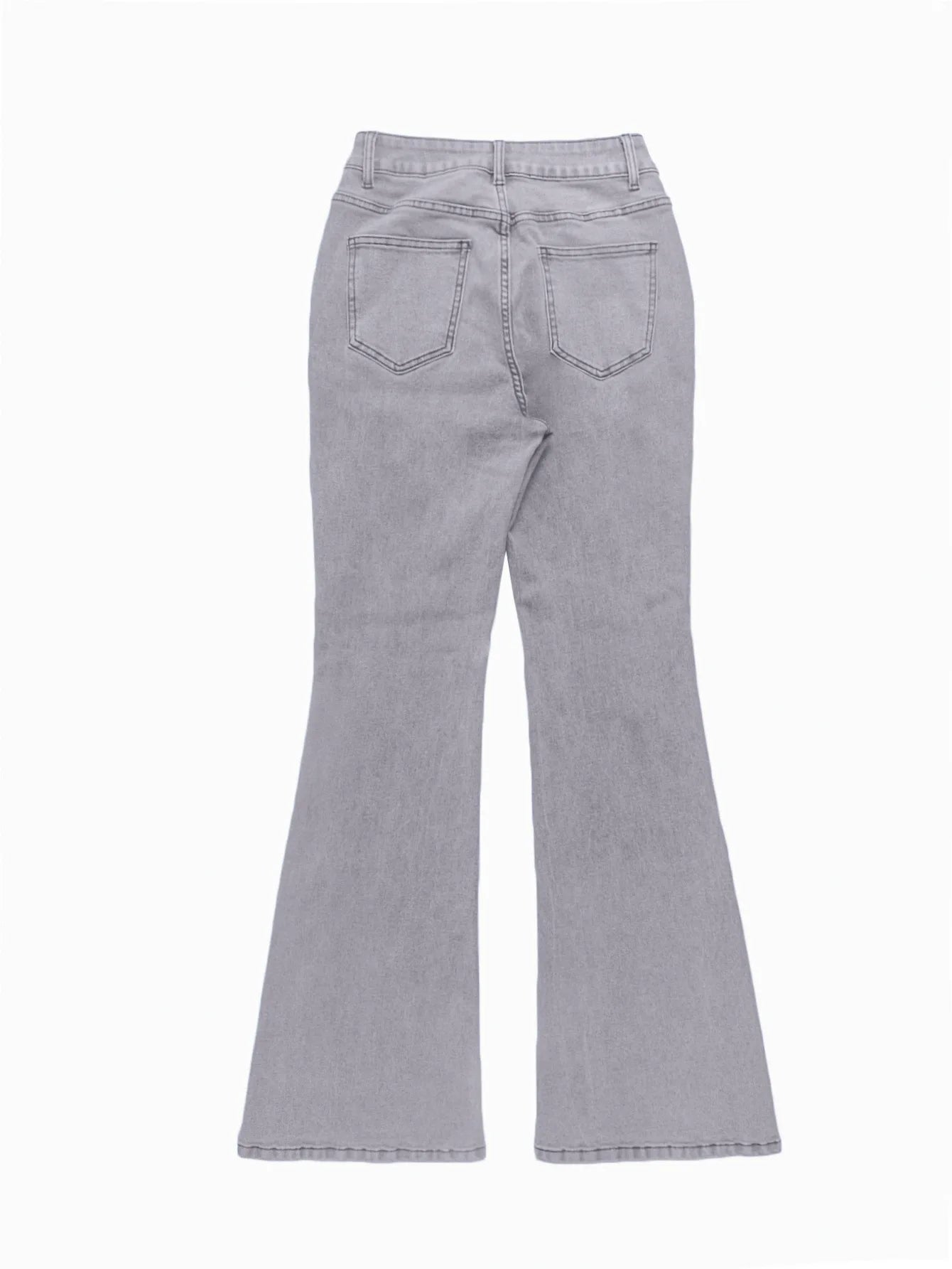 Women's Y2K Wide-Leg Bootcut Jeans – High Waist
