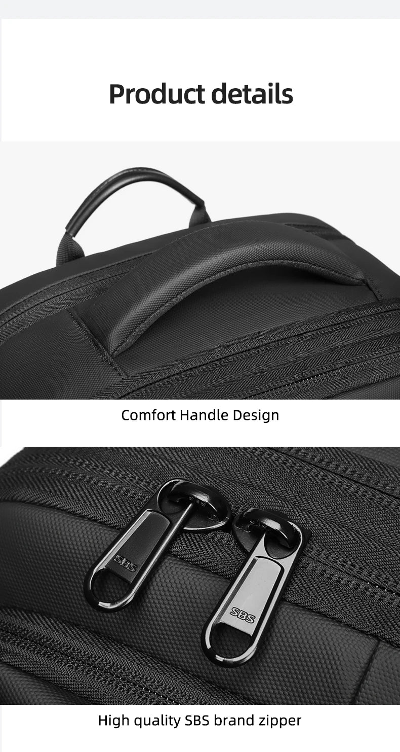 Vacuum Compression Travel Backpack – 17" Laptop & Adventure Ready
