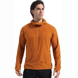 Pioneer Camp Men's Hoodies Outdoor Professional Grade Fleece Warmth Sweatshirt Zip PrimaLoft Active Evolve For Camping Hiking