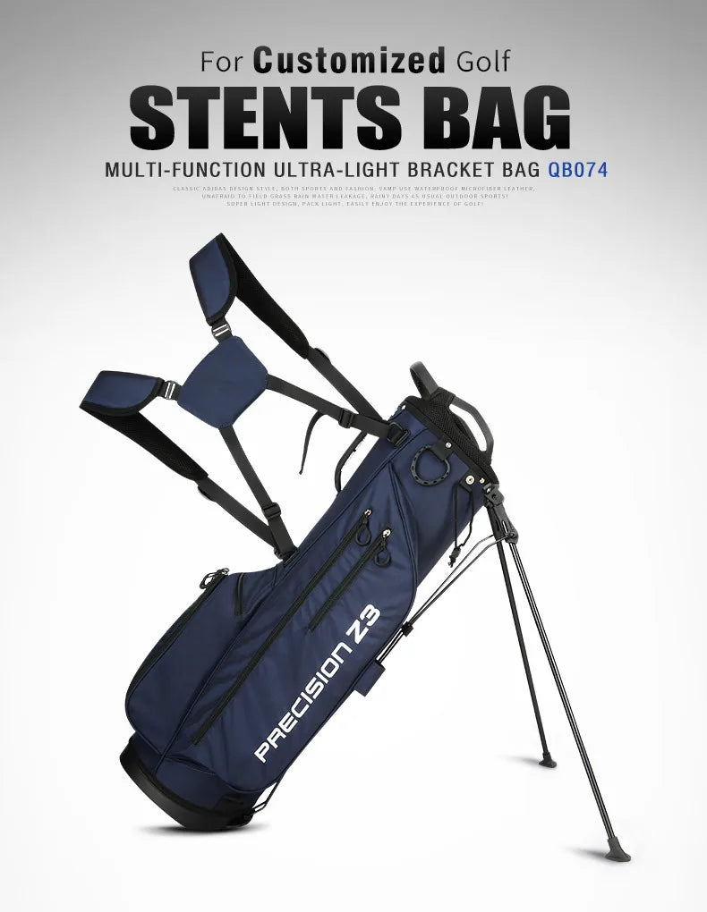 PGM Golf Bags Men Women Lightweight Multifunctional Stand Bag Can Hold a Full Set of Clubs QB074
