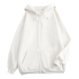 Men’s Solid Zip-Up High Street Hoodie