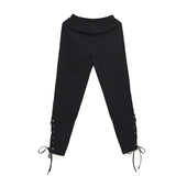 Pirate Pant Viking Costume for Men Renaissance Medieval Pants Drawstring Shorts Halloween Costume Adult Cosplay