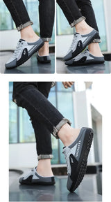 Men's Fashion Soft-Sun Half Slippers Summer Men Trendy Bottom Casual Shoes Soft Sole Support Shoes Sneakers Men's Shoes