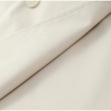 Elegant Lapel Lace-Up Overcoat