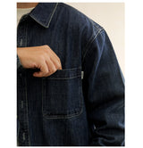 Men's Japanese Vintage Heavyweight Denim Shirt