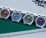 Cronos New Rhombus Perlage 39mm Dial PT5004 Miyota 90S5 See-through Caseback Men Automatic Wristwatches 10ATM Lumious