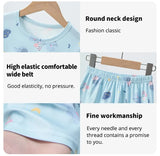 CHILDREN'S Clothing Short Sleeve Shorts 2-piece Suit