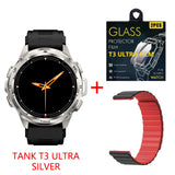2025 KOSPET TANK T3 Ultra GPS Smart Watch For Men Smartwatch Women 470mAh Battery Digital Fitness AMOLED AOD Bluetooth Watches
