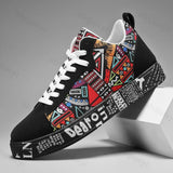 Men’s Graffiti Platform Sneakers