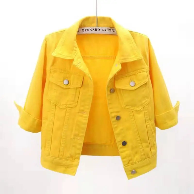 Women's Premium Cotton Denim Jacket
