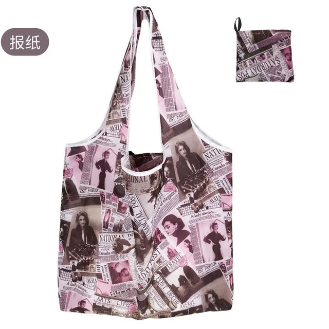 Foldable Reusable Shopping Bag – Eco-Friendly Tote