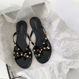 Women's Bow Flip-Flops – Flat Summer Sandals