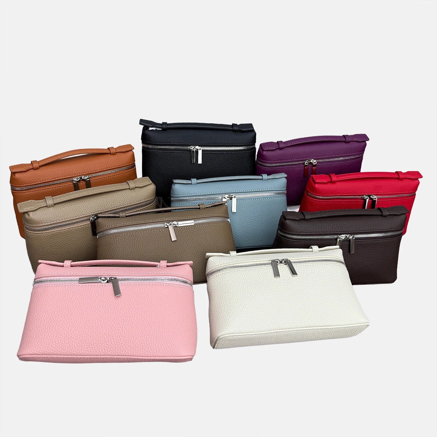 Mendy Handbag Crossbody bags Women's Hand Bag Ladies Genuine Leather Makeup Bags Double Zipper Lady Bags Designer Luxury Fashion