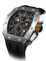 TSAR BOMBA New TB8204 Watch for Men Japan Quartz Chronograph 50M Waterproof Wristwatch Fashion Sport Clock Male Luxury Mens Gift