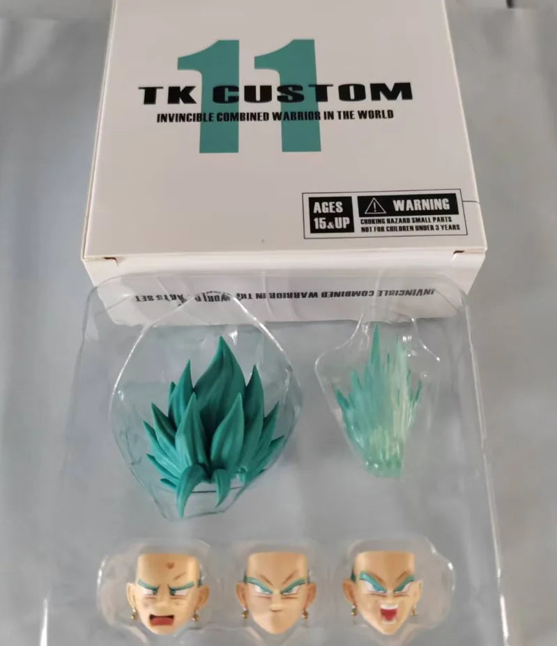 TKCUSTOM TK TK013 TK014 TK015 K016 Dragon Ball SHF Ultra Instinct Son Goku 3.0 Heads Custom Headsculpt Set Action Figures Toys