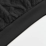 Autumn and Winter Leisure Men's High Street Jacquard Double-Sided Velvet Hooded Sports Trend Pullover Sweater Jacket