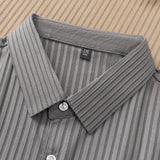Men's Striped Polo Shirt – Breathable Summer Style