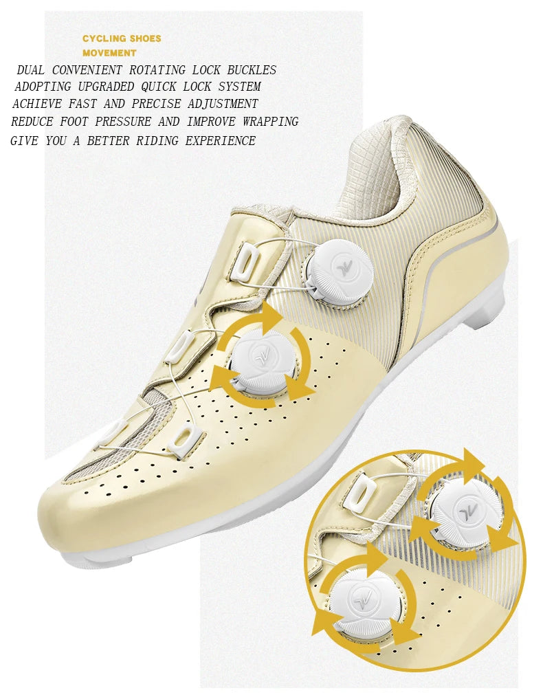 2026 MTB Cycling Sneaker Men A5 Leather Self-Locking Cleat Spd Road Bike Shoes Women Flat Trail Train Mountain Bicycle Shoes