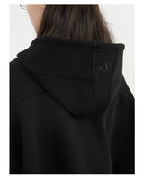 Women’s Relaxed Cotton-Blend Drawstring Hoodie