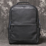 Men's Backpack Natural Head Layer Cowhide Vintage Crossbody Women's Outdoor Travel Backpack 15 inch Laptop Bag Leathfocus